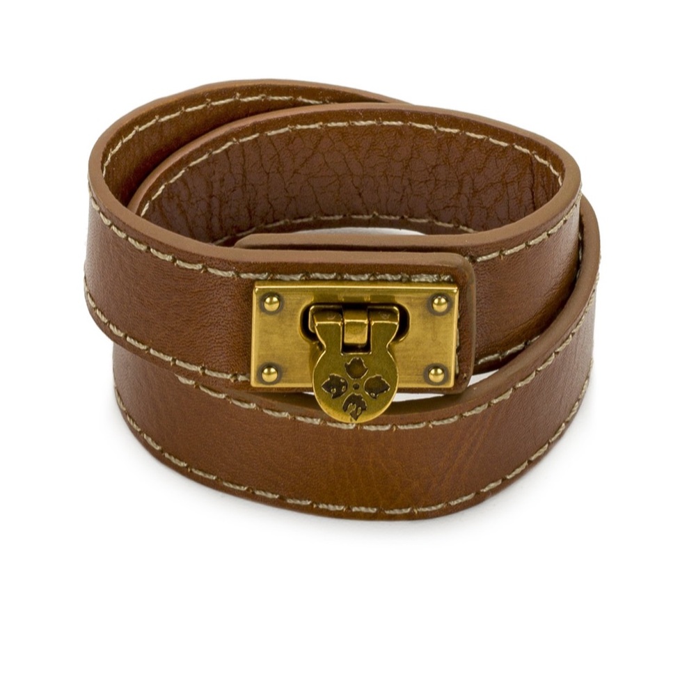 Patricia Nash Rose Tan Leather Cuff✨